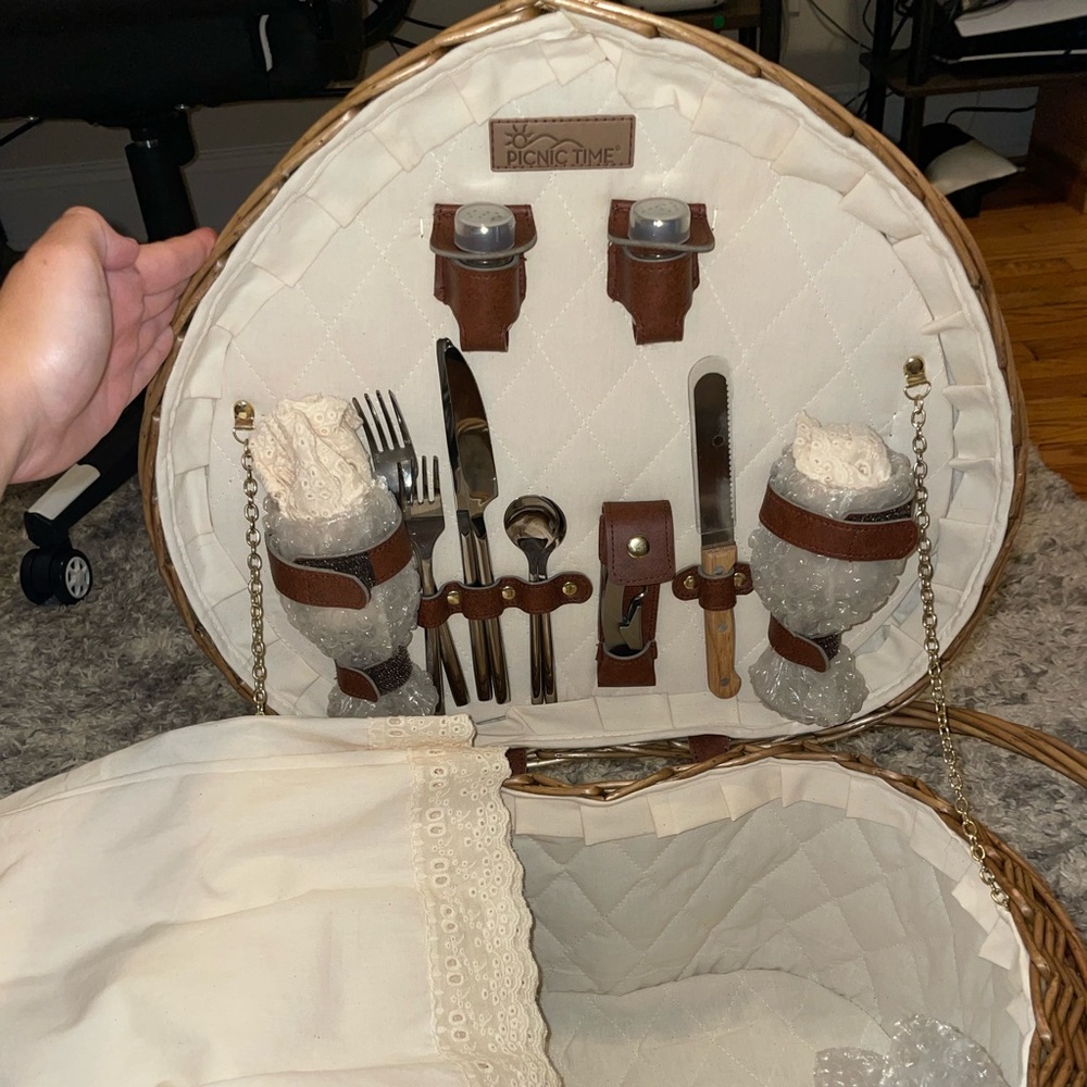 Wicker Picnic Basket